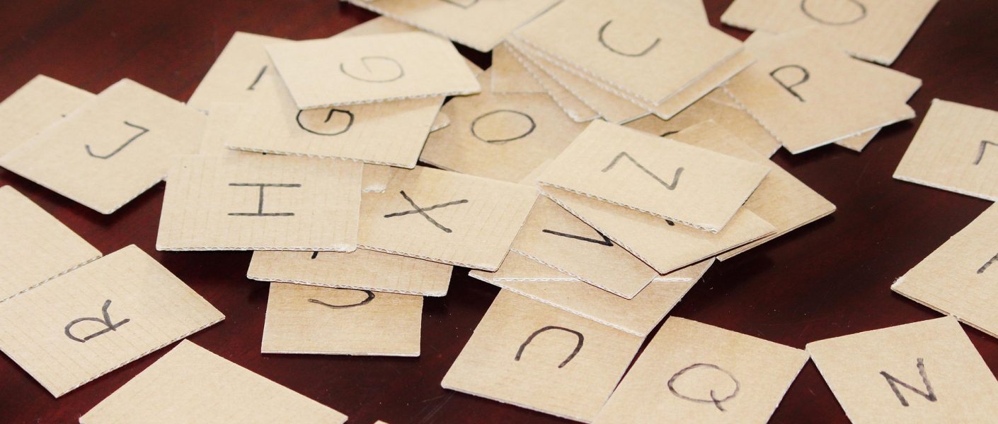 lettre en carton