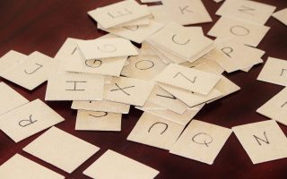 lettre en carton